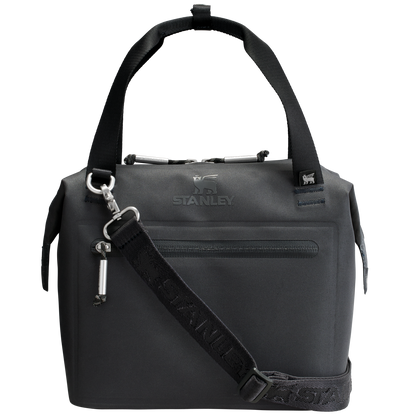 Heavy-Duty Tote The All Day Julienne Mini Cooler D052R - Julienne Series Portable Picnic Chiller Tote - Black