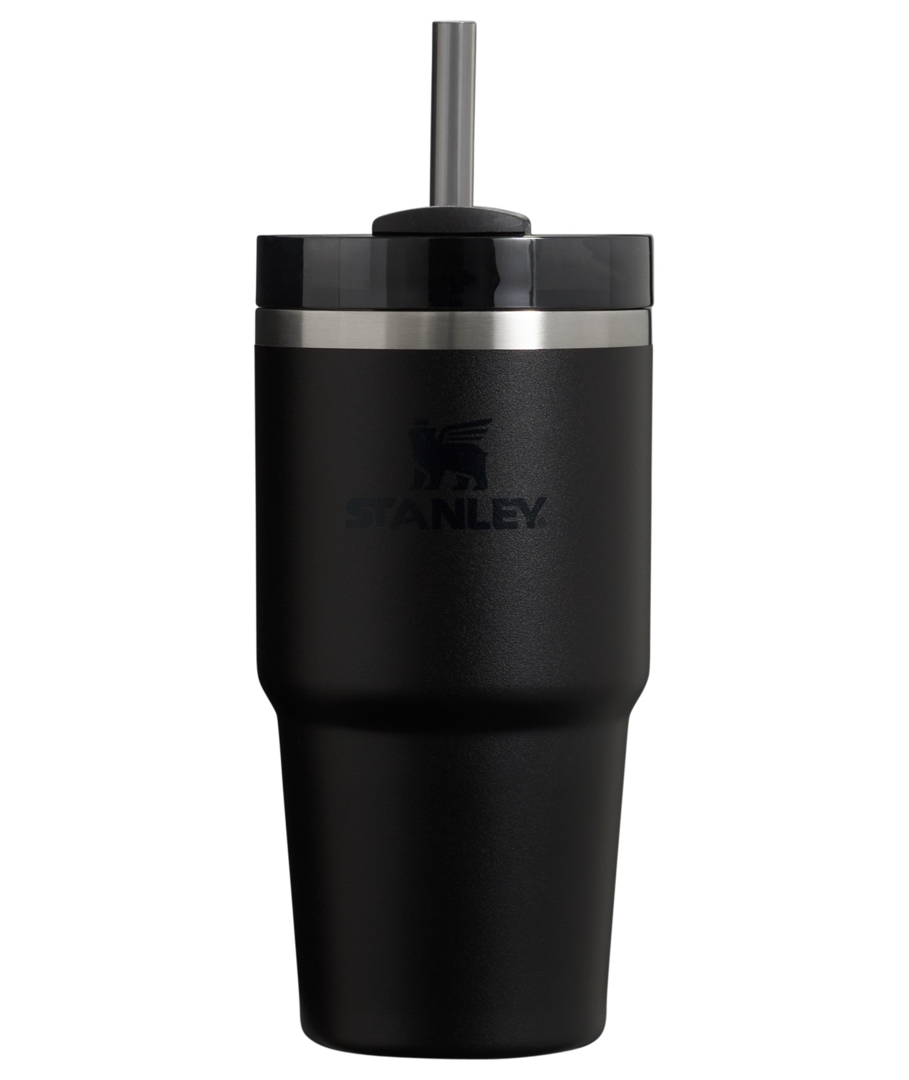 Insulated Travel The Quencher H2.0 Flowstate Tumbler | Stanley Create D330L - 40oz Large Capacity Car-Cup Friendly Quencher - Black 2.0