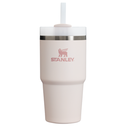 Splash-Resistant FlowState The Quencher H2.0 Flowstate Tumbler D030T - Double-Wall Vacuum Insulated Travel Tumbler with Straw Detail