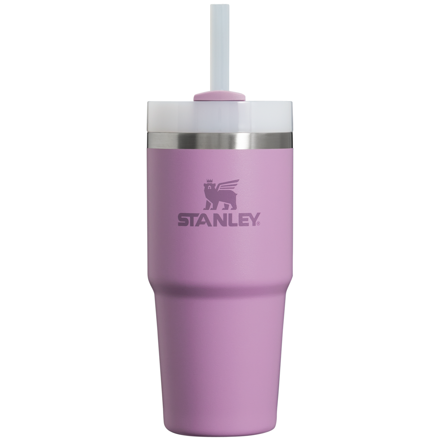 Car-Cup Friendly The Quencher H2.0 Flowstate Tumbler  | Stanley Create D329E - Double-Wall Vacuum Insulated Travel Tumbler with Straw - Lilac