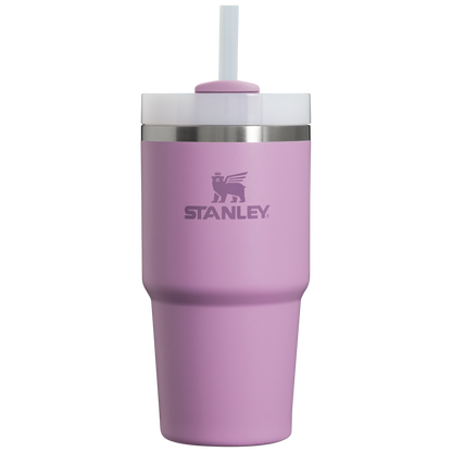 Splash-Resistant FlowState The Quencher H2.0 Flowstate Tumbler D030T - Double-Wall Vacuum Insulated Travel Tumbler with Straw Detail