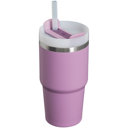 Splash-Resistant FlowState The Quencher H2.0 Flowstate Tumbler D030T - Double-Wall Vacuum Insulated Travel Tumbler with Straw Detail