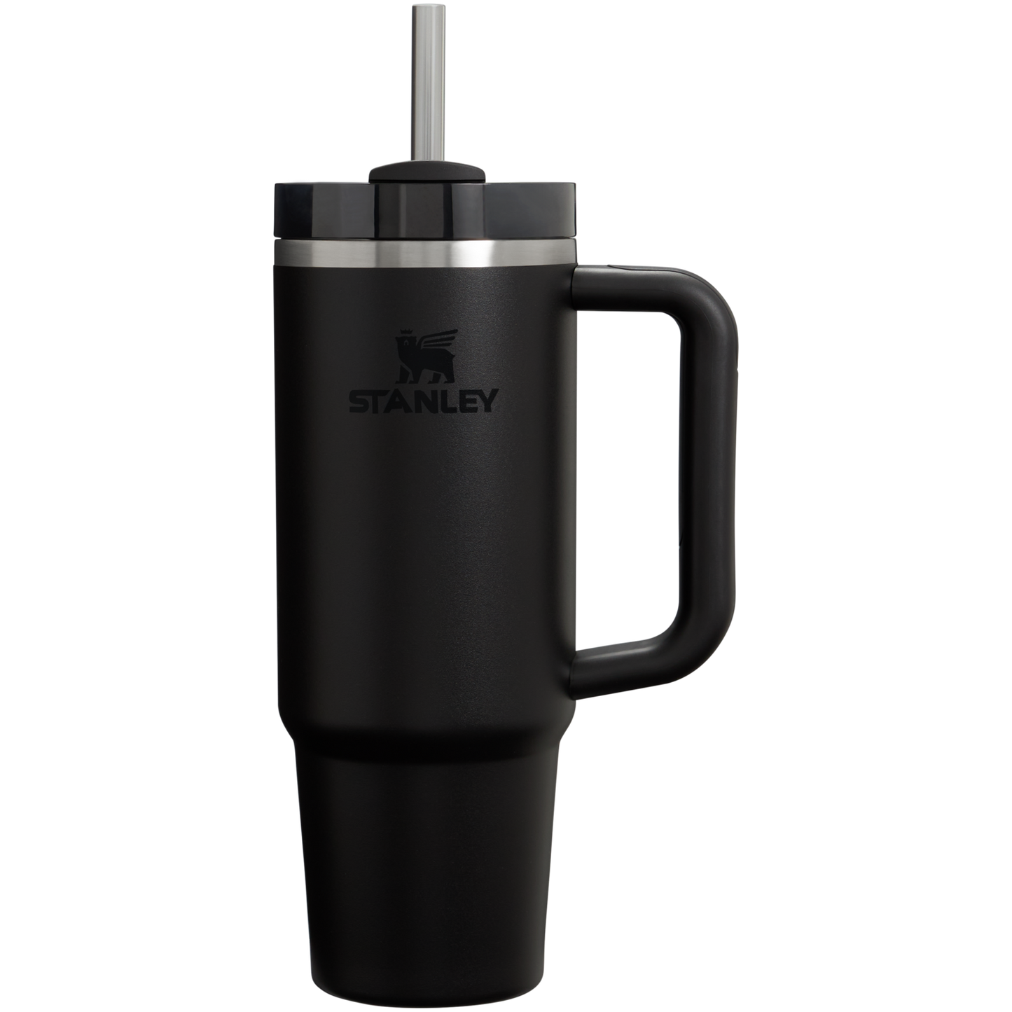 Splash-Resistant FlowState The Quencher H2.0 Flowstate Tumbler D051L - FlowState 3-Position Lid Insulated Travel Mug - Black 2.0