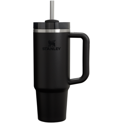 Splash-Resistant FlowState The Quencher H2.0 Flowstate Tumbler D051L - FlowState 3-Position Lid Insulated Travel Mug - Black 2.0