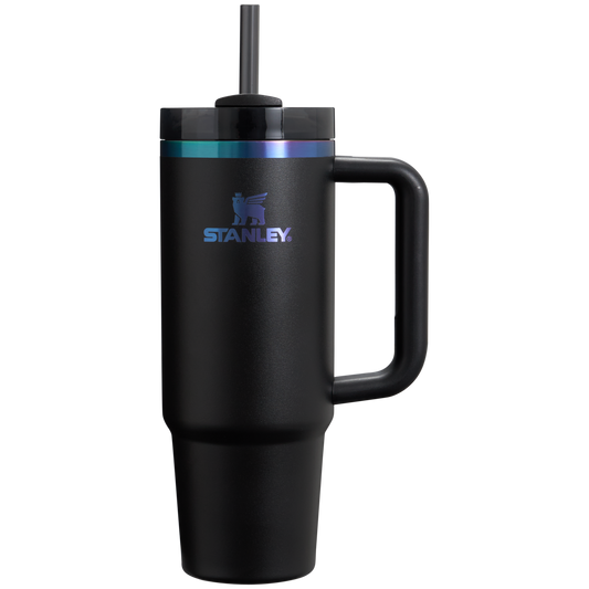 Double-Wall Vacuum The Black Chroma Quencher H2.0 Flowstate Tumbler D107W - Premium Stainless Steel Straw Cup for All-Day Hydration - Default Title
