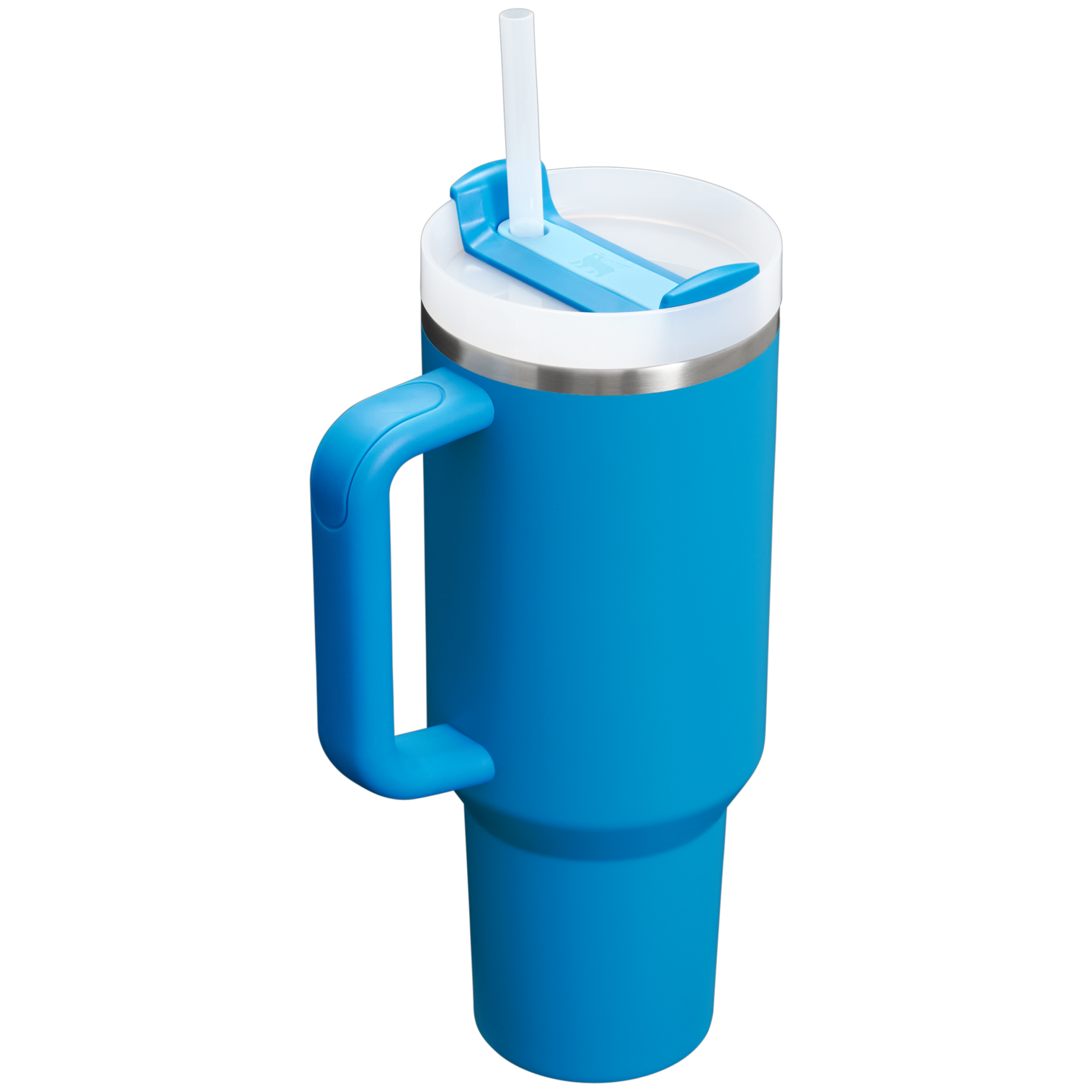 Splash-Resistant FlowState The Quencher H2.0 Flowstate Tumbler  | Stanley Create D332L - Double-Wall Vacuum Insulated Travel Tumbler with Straw Detail