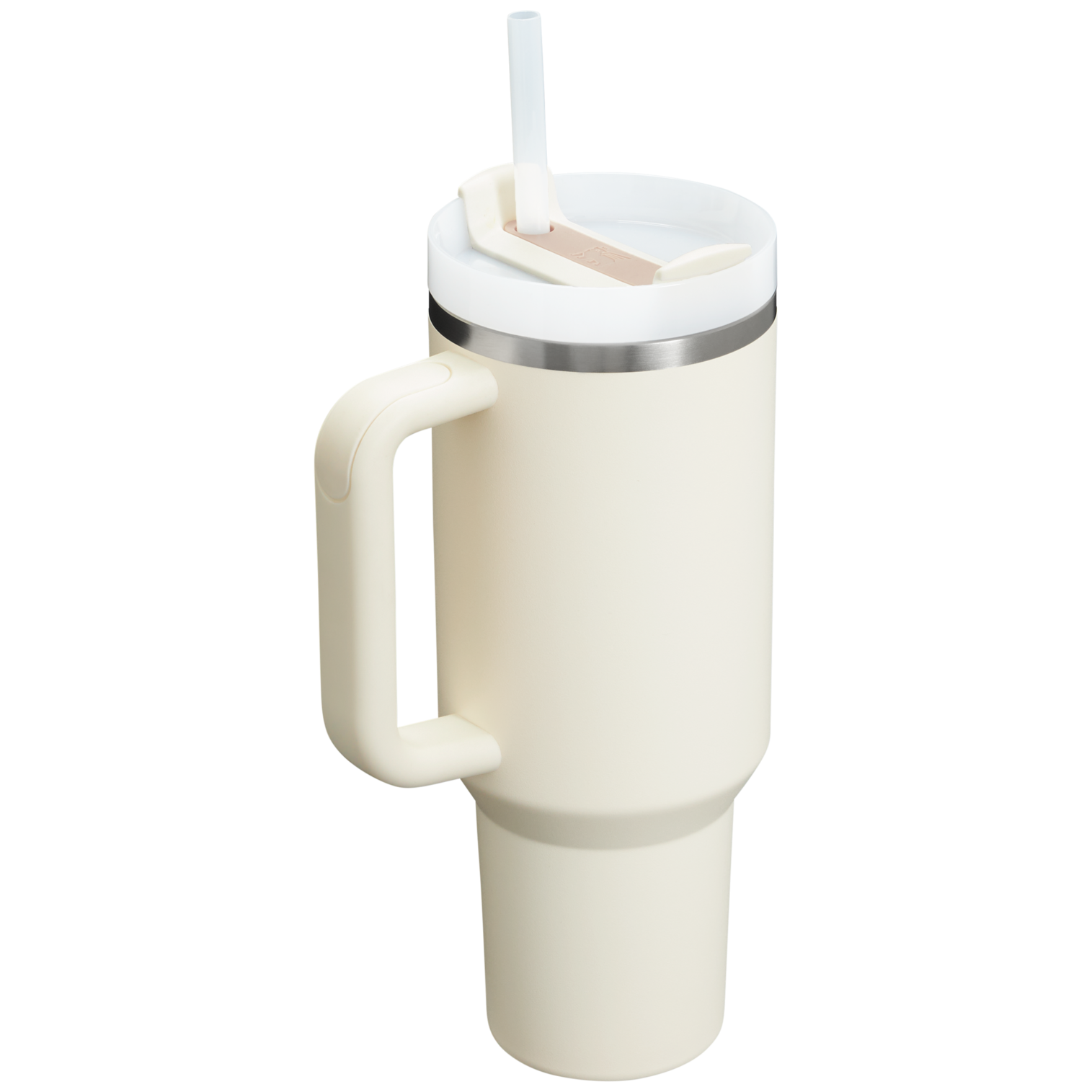 Splash-Resistant FlowState The Quencher H2.0 Flowstate Tumbler  | Stanley Create D332L - Double-Wall Vacuum Insulated Travel Tumbler with Straw Detail