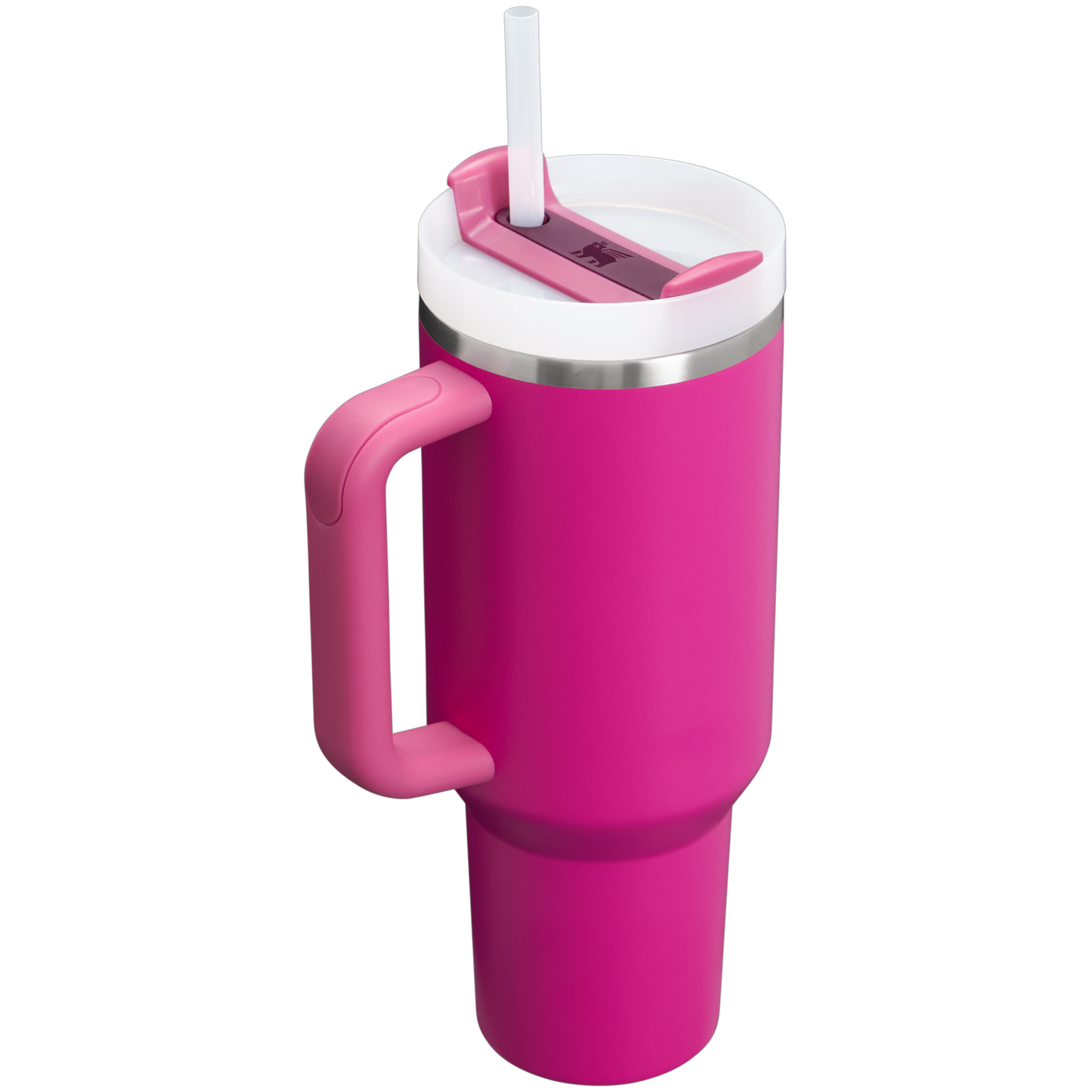 Splash-Resistant FlowState The Quencher H2.0 Flowstate Tumbler  | Stanley Create D332L - Double-Wall Vacuum Insulated Travel Tumbler with Straw Detail