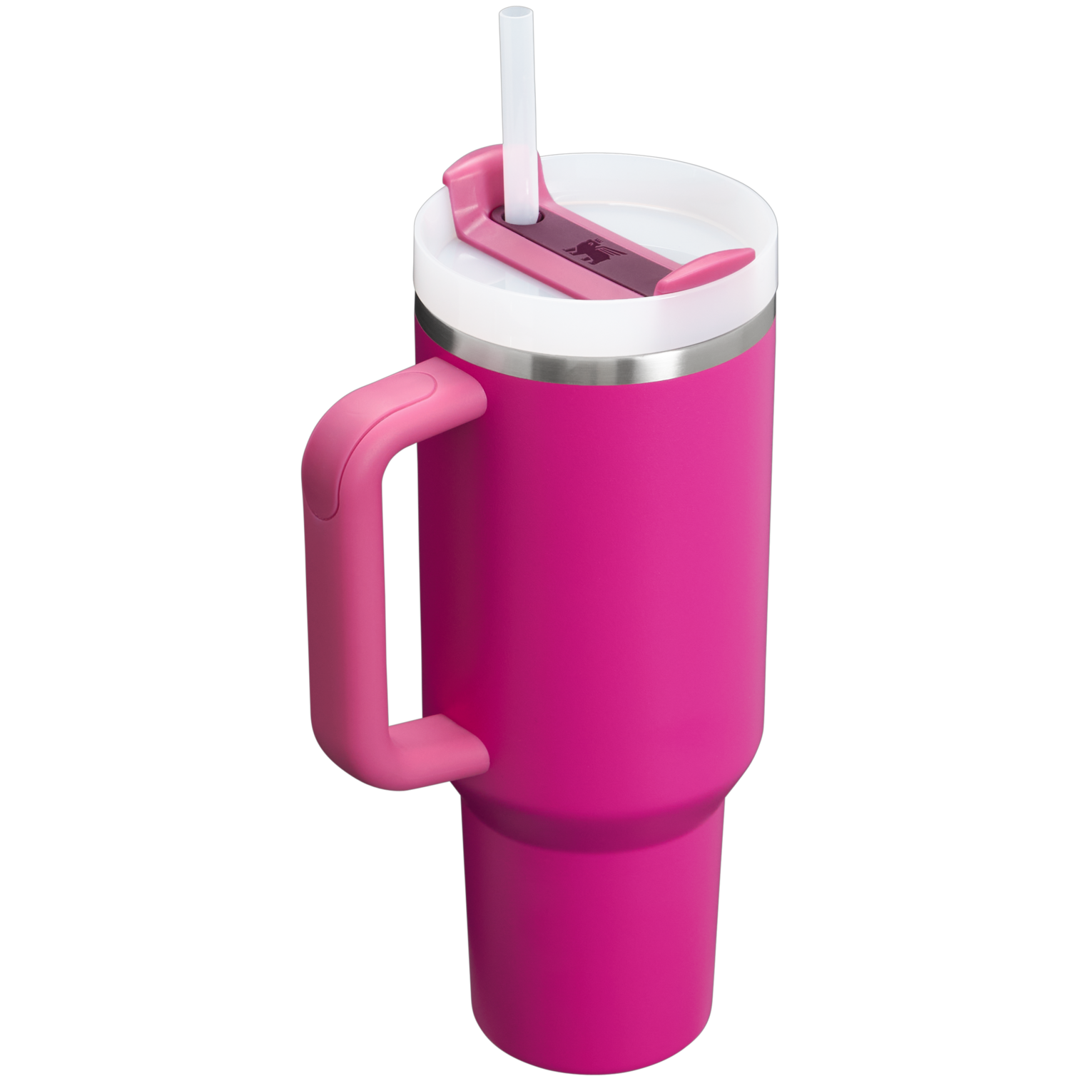 Splash-Resistant FlowState The Quencher H2.0 Flowstate Tumbler  | Stanley Create D332L - Double-Wall Vacuum Insulated Travel Tumbler with Straw Detail