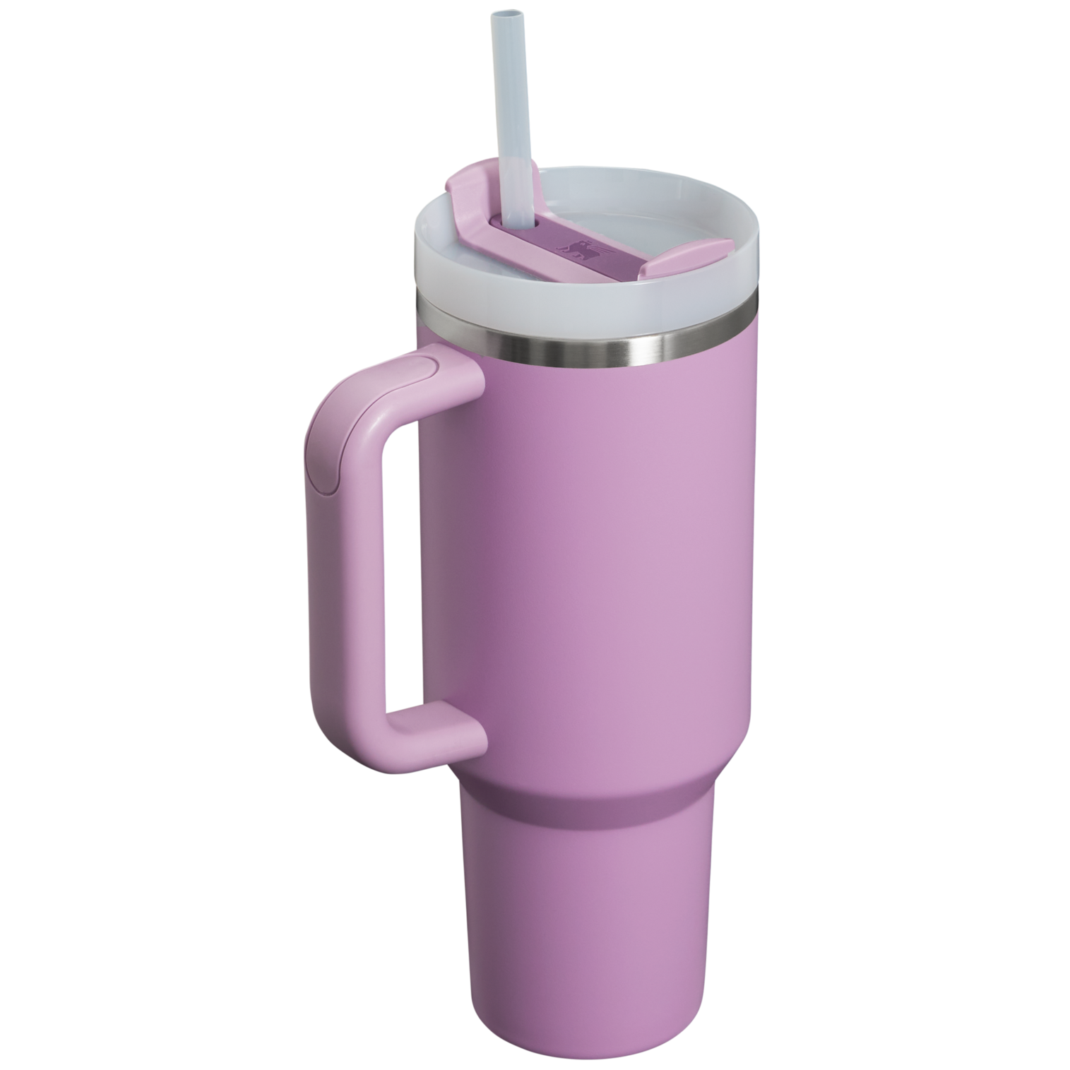 Splash-Resistant FlowState The Quencher H2.0 Flowstate Tumbler  | Stanley Create D332L - Double-Wall Vacuum Insulated Travel Tumbler with Straw Detail