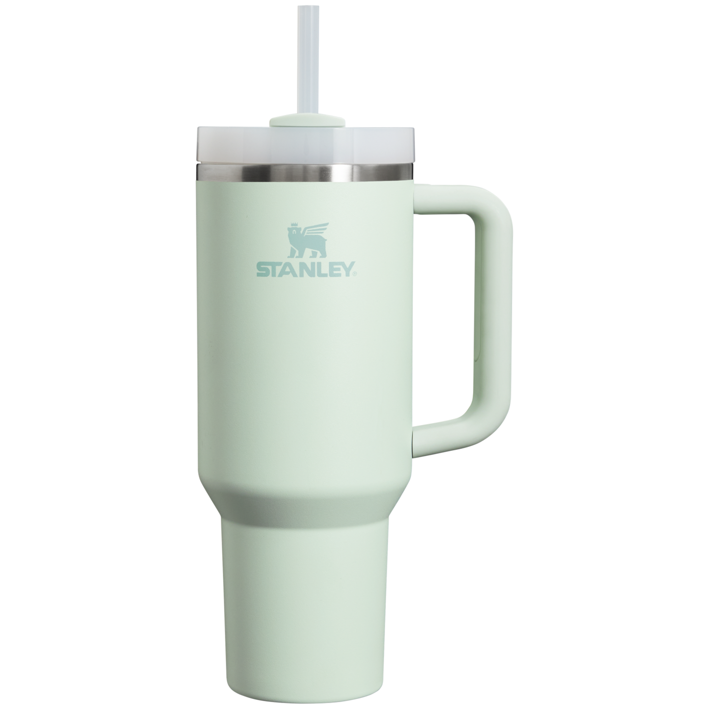 Splash-Resistant FlowState The Quencher H2.0 Flowstate Tumbler  | Stanley Create D332L - Double-Wall Vacuum Insulated Travel Tumbler with Straw Detail
