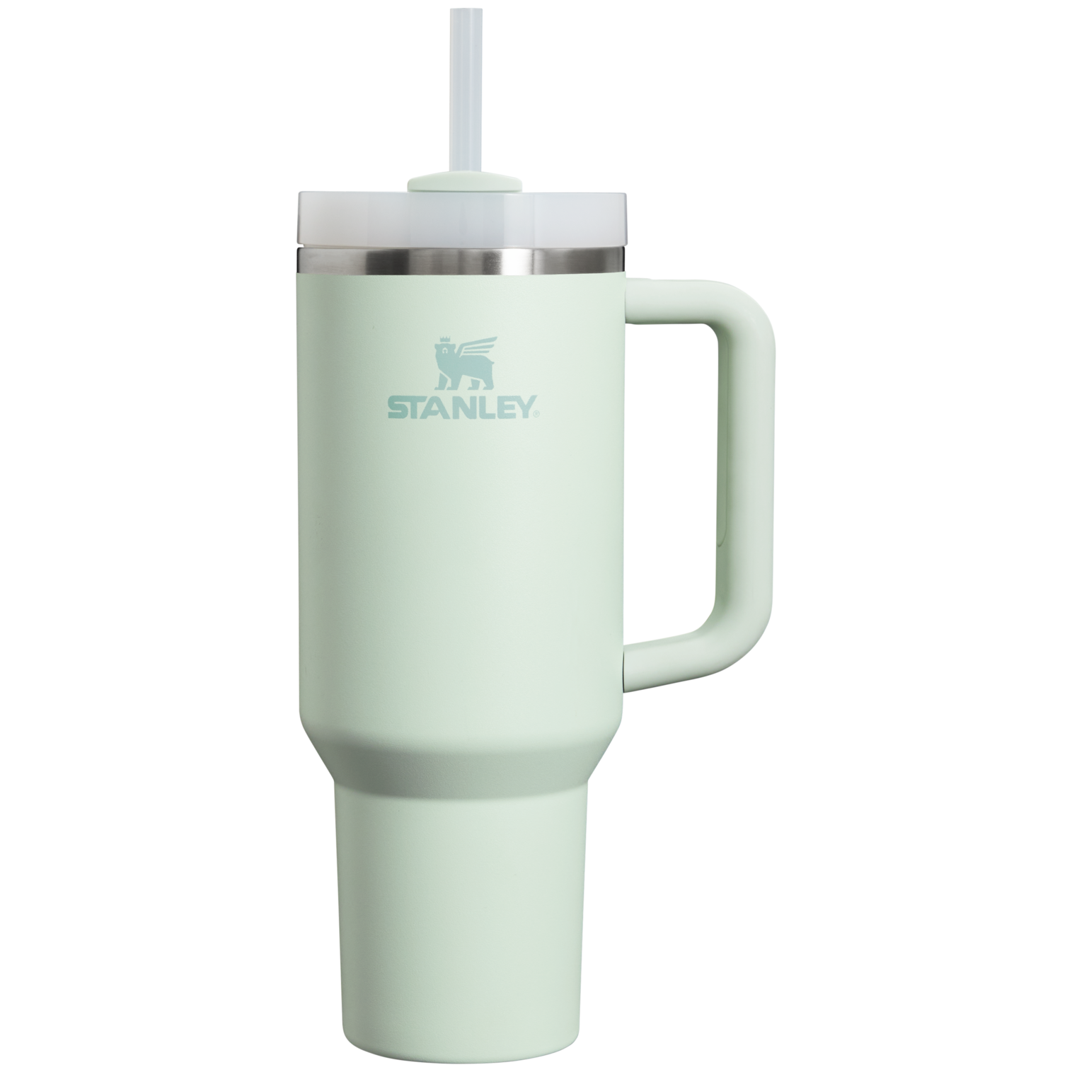 Splash-Resistant FlowState The Quencher H2.0 Flowstate Tumbler  | Stanley Create D332L - Double-Wall Vacuum Insulated Travel Tumbler with Straw Detail