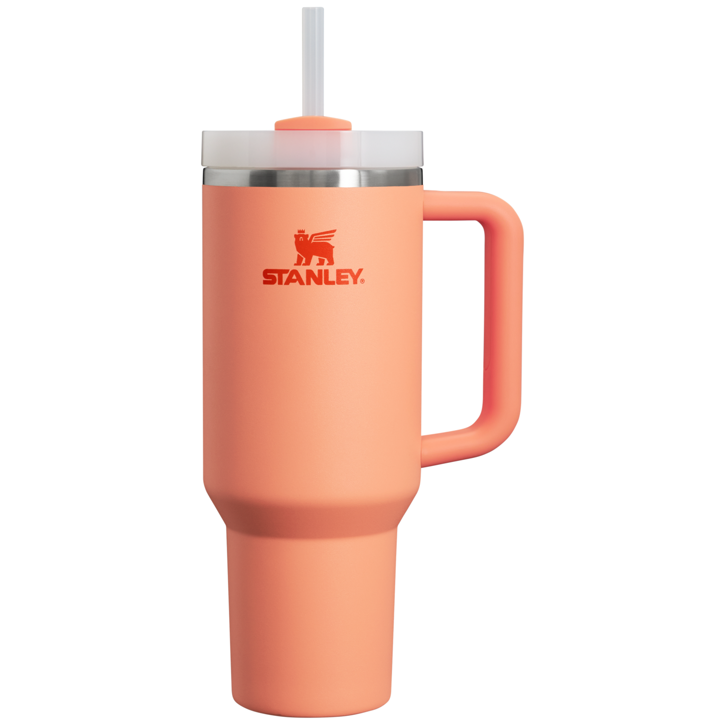 Splash-Resistant FlowState The Quencher H2.0 Flowstate Tumbler  | Stanley Create D332L - Double-Wall Vacuum Insulated Travel Tumbler with Straw Detail