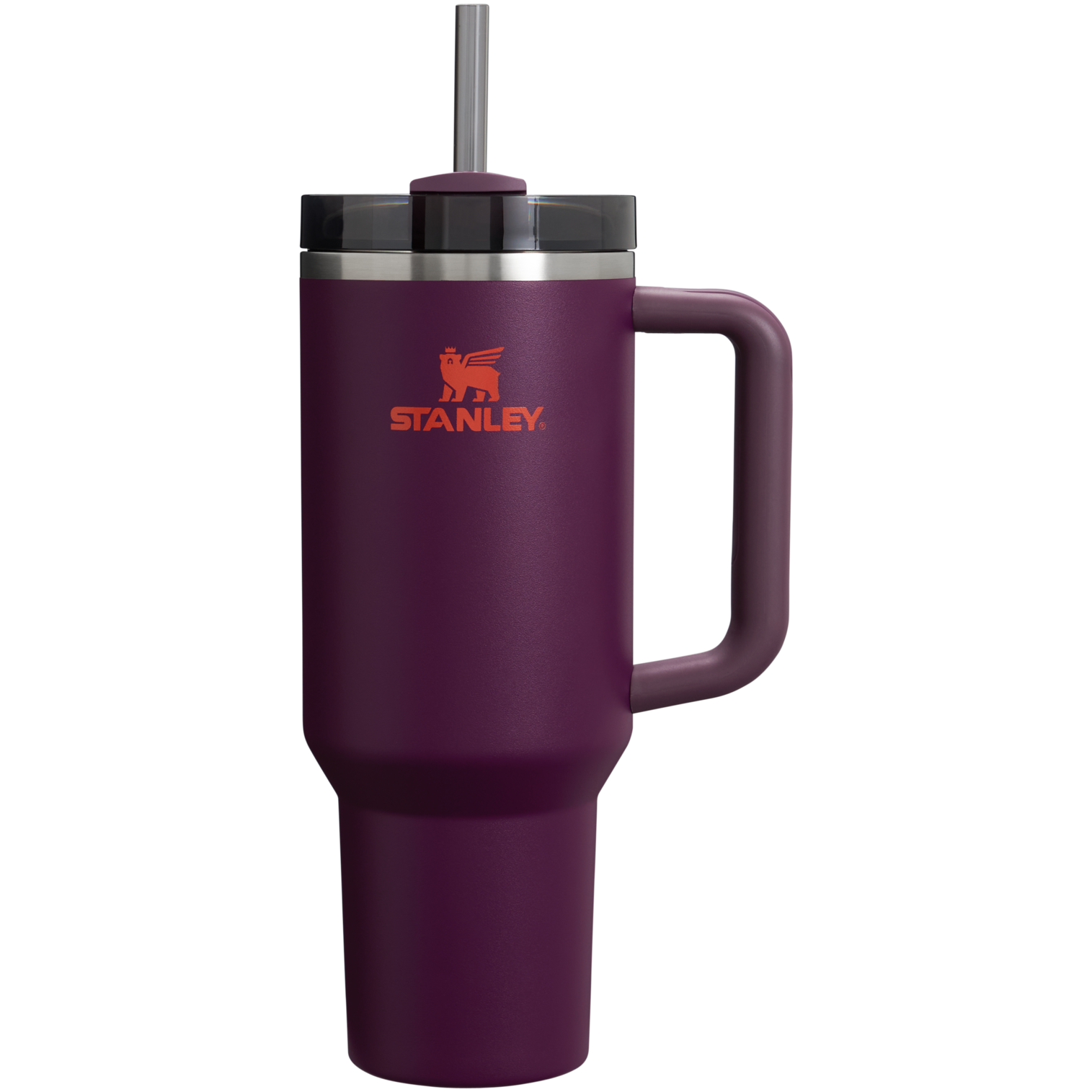 Splash-Resistant FlowState The Quencher H2.0 Flowstate Tumbler  | Stanley Create D332L - Double-Wall Vacuum Insulated Travel Tumbler with Straw Detail