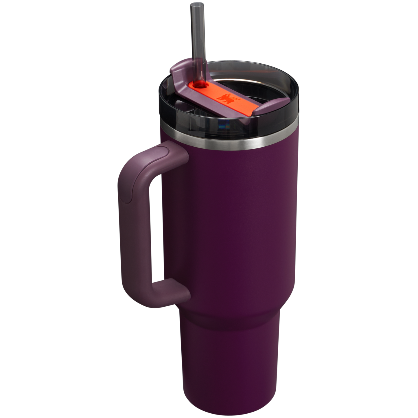 Splash-Resistant FlowState The Quencher H2.0 Flowstate Tumbler  | Stanley Create D332L - Double-Wall Vacuum Insulated Travel Tumbler with Straw Detail