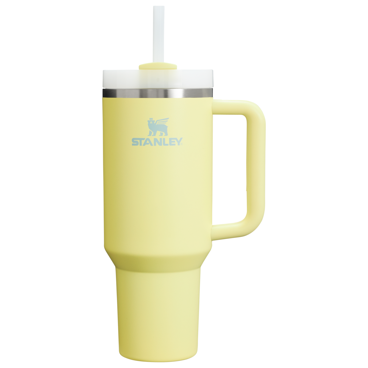 Splash-Resistant FlowState The Quencher H2.0 Flowstate Tumbler  | Stanley Create D332L - Double-Wall Vacuum Insulated Travel Tumbler with Straw Detail