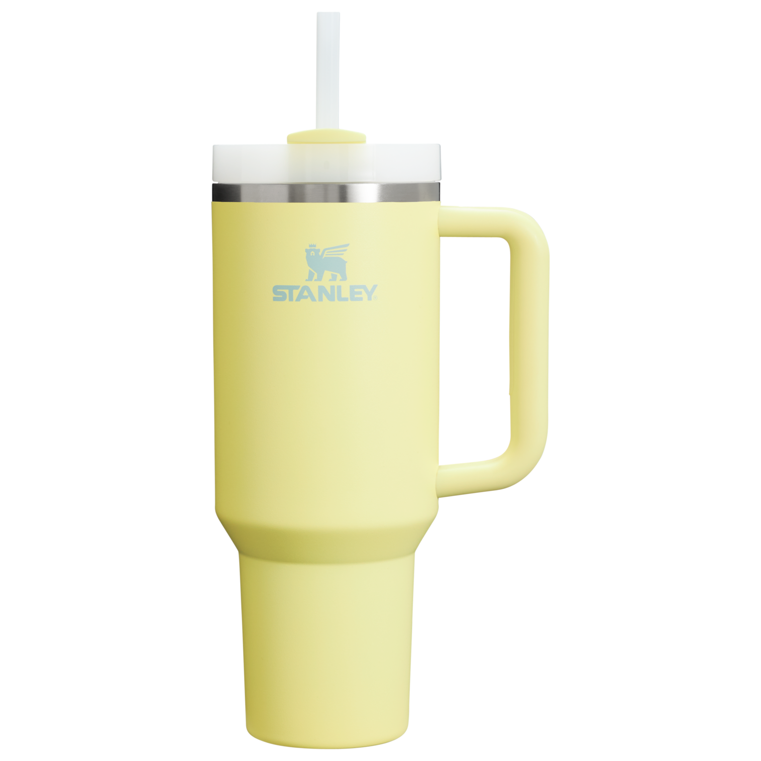 Splash-Resistant FlowState The Quencher H2.0 Flowstate Tumbler  | Stanley Create D332L - Double-Wall Vacuum Insulated Travel Tumbler with Straw Detail