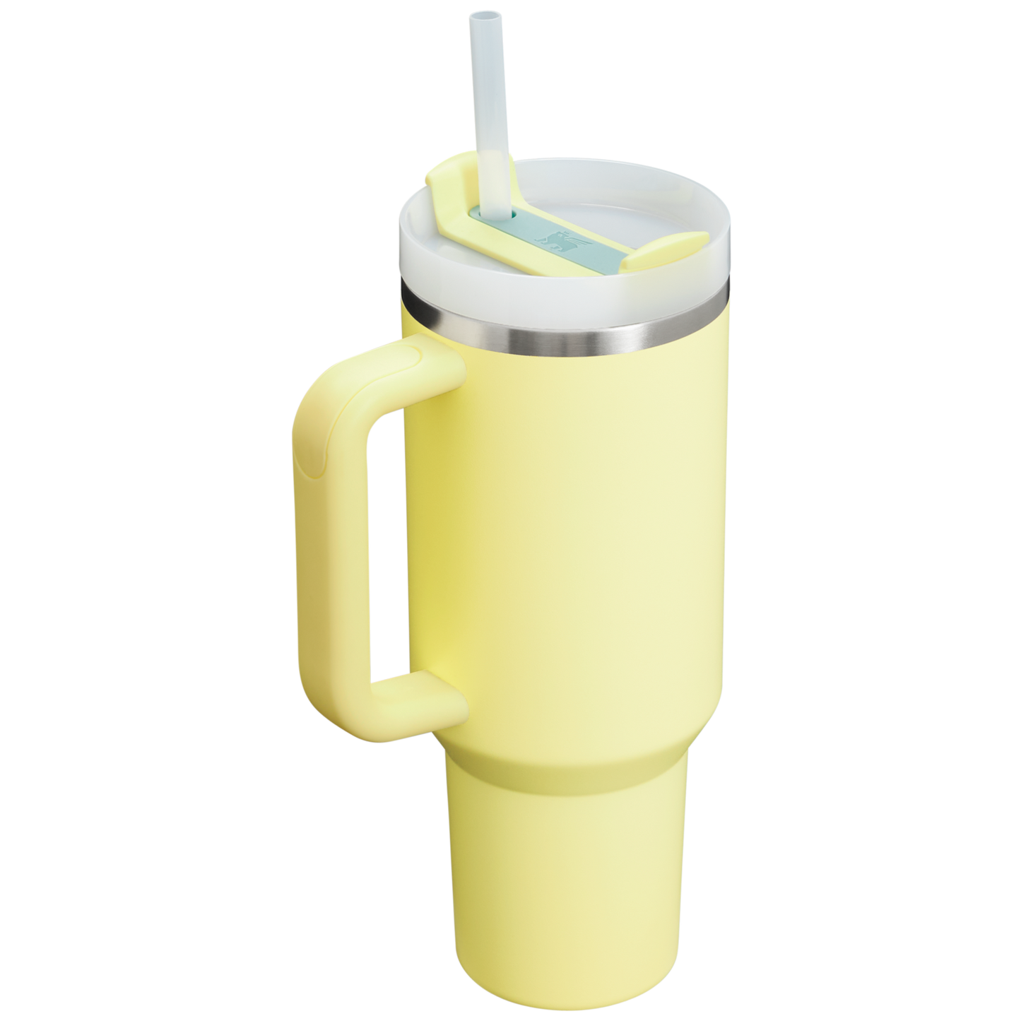Splash-Resistant FlowState The Quencher H2.0 Flowstate Tumbler  | Stanley Create D332L - Double-Wall Vacuum Insulated Travel Tumbler with Straw Detail