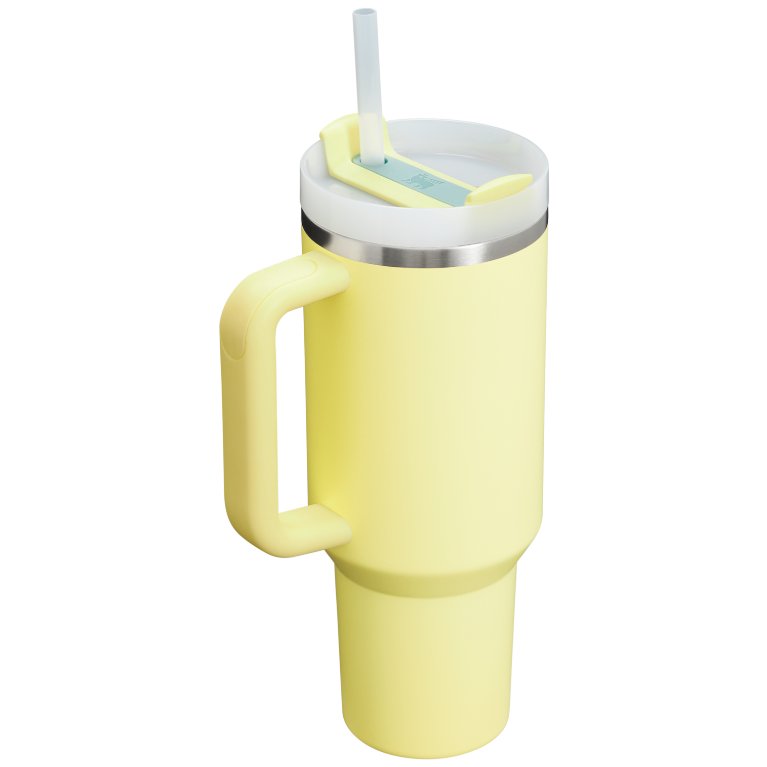 Splash-Resistant FlowState The Quencher H2.0 Flowstate Tumbler  | Stanley Create D332L - Double-Wall Vacuum Insulated Travel Tumbler with Straw Detail