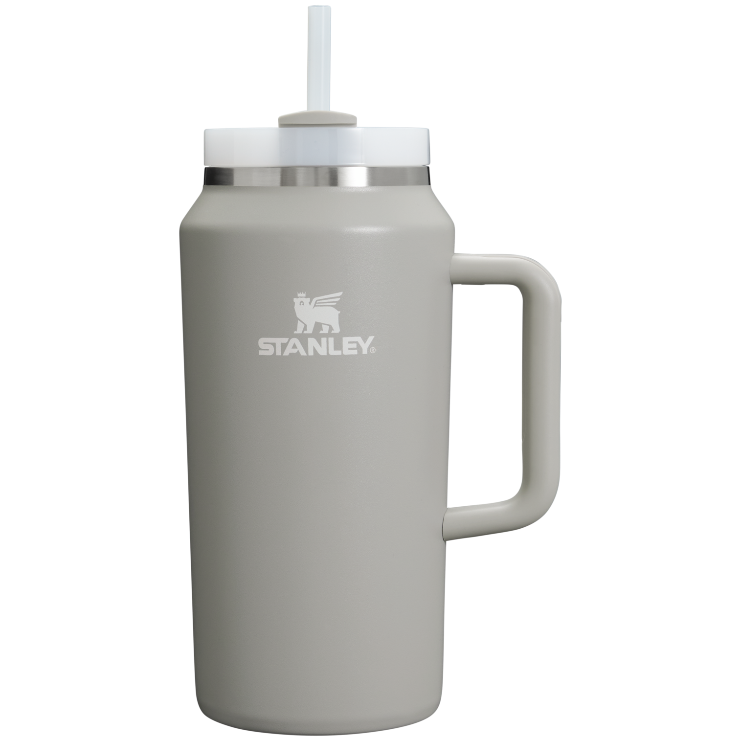 Splash-Resistant FlowState The Quencher H2.0 Flowstate Tumbler D033Q - Premium Stainless Steel Straw Cup for All-Day Hydration - Ash
