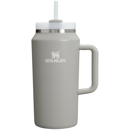 Splash-Resistant FlowState The Quencher H2.0 Flowstate Tumbler D033Q - Premium Stainless Steel Straw Cup for All-Day Hydration - Ash