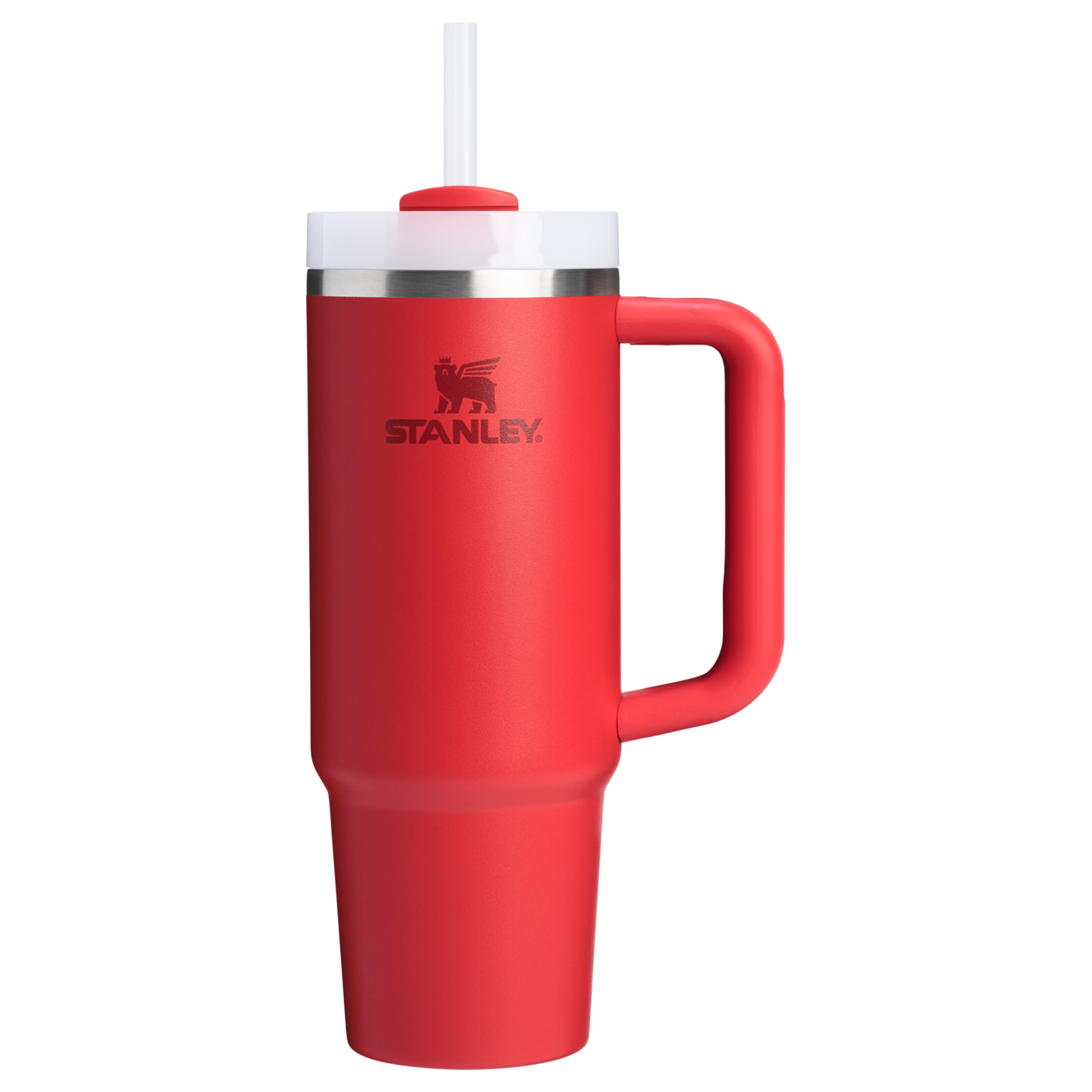 Splash-Resistant FlowState The Quencher H2.0 Flowstate Tumbler D051L - FlowState 3-Position Lid Insulated Travel Mug - Chili Red
