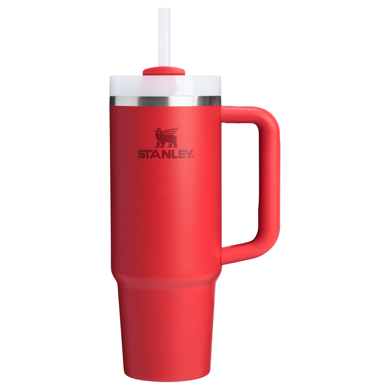 Splash-Resistant FlowState The Quencher H2.0 Flowstate Tumbler D051L - FlowState 3-Position Lid Insulated Travel Mug - Chili Red