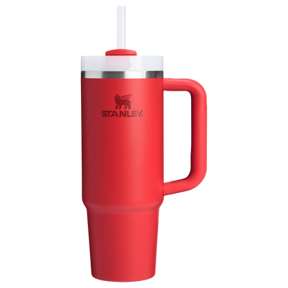 Splash-Resistant FlowState The Quencher H2.0 Flowstate Tumbler D051L - FlowState 3-Position Lid Insulated Travel Mug - Chili Red