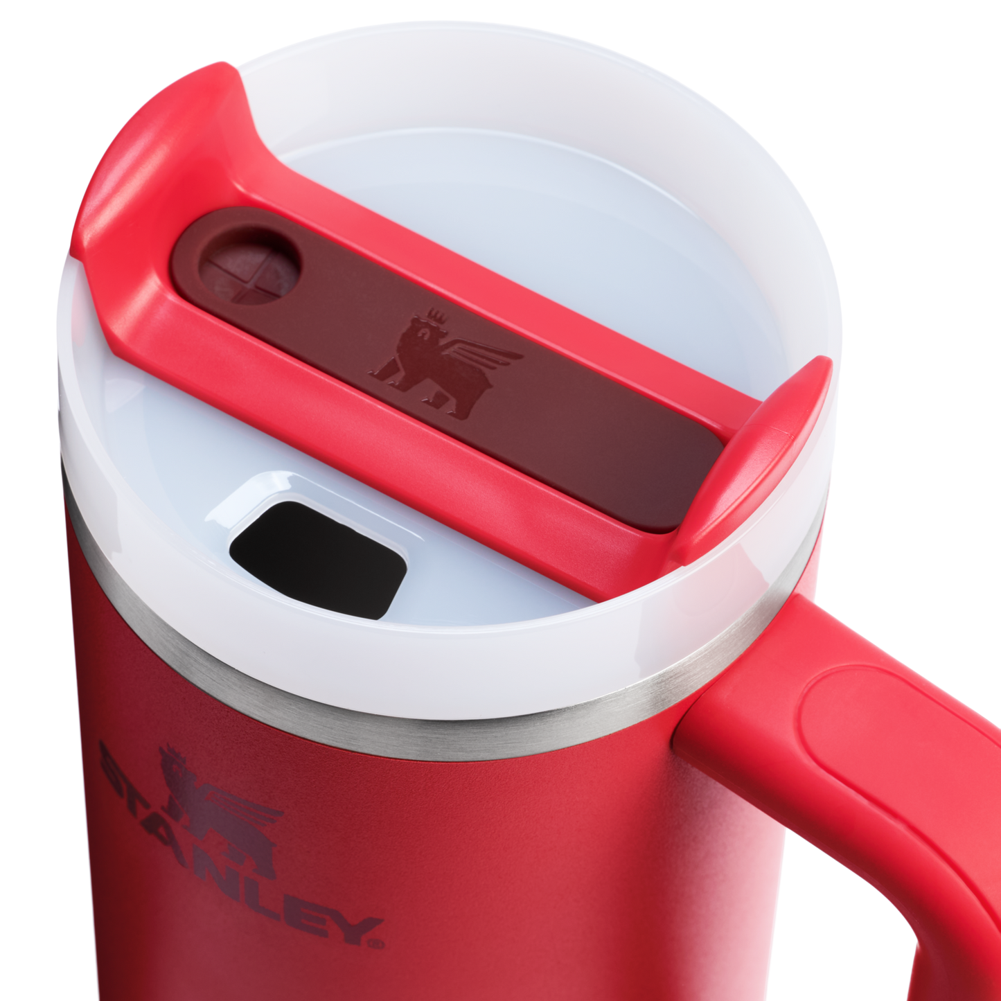 Splash-Resistant FlowState The Quencher H2.0 Flowstate Tumbler D051L - FlowState 3-Position Lid Insulated Travel Mug Detail