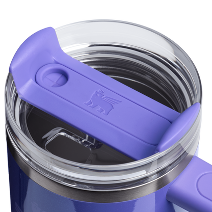 Insulated Travel The Quencher H2.O Flowstate Tumbler D069R - Double-Wall Vacuum Insulated Travel Tumbler with Straw Detail