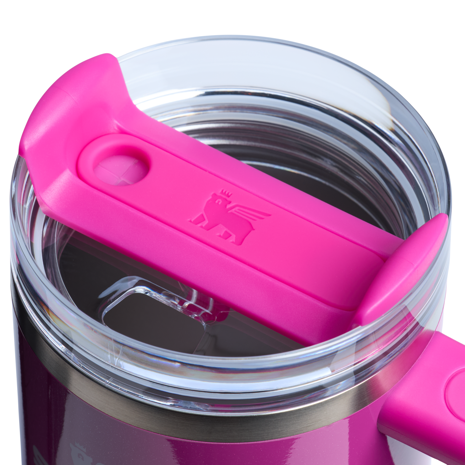 Insulated Travel The Quencher H2.O Flowstate Tumbler D251V - Double-Wall Vacuum Insulated Travel Tumbler with Straw Detail