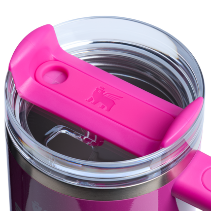 Insulated Travel The Quencher H2.O Flowstate Tumbler D069R - Double-Wall Vacuum Insulated Travel Tumbler with Straw Detail