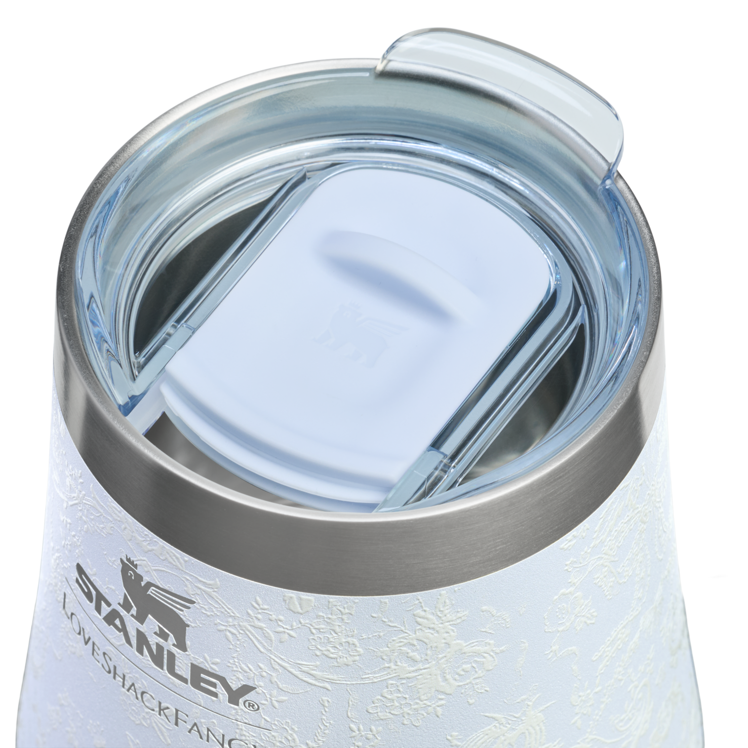 Flavor-Preserving Stanley 1913 x LoveShackFancy Holiday Reserve Wine Tumbler D204X - Premium Insulated Egg-Shaped Wine Glass for Outdoors Detail