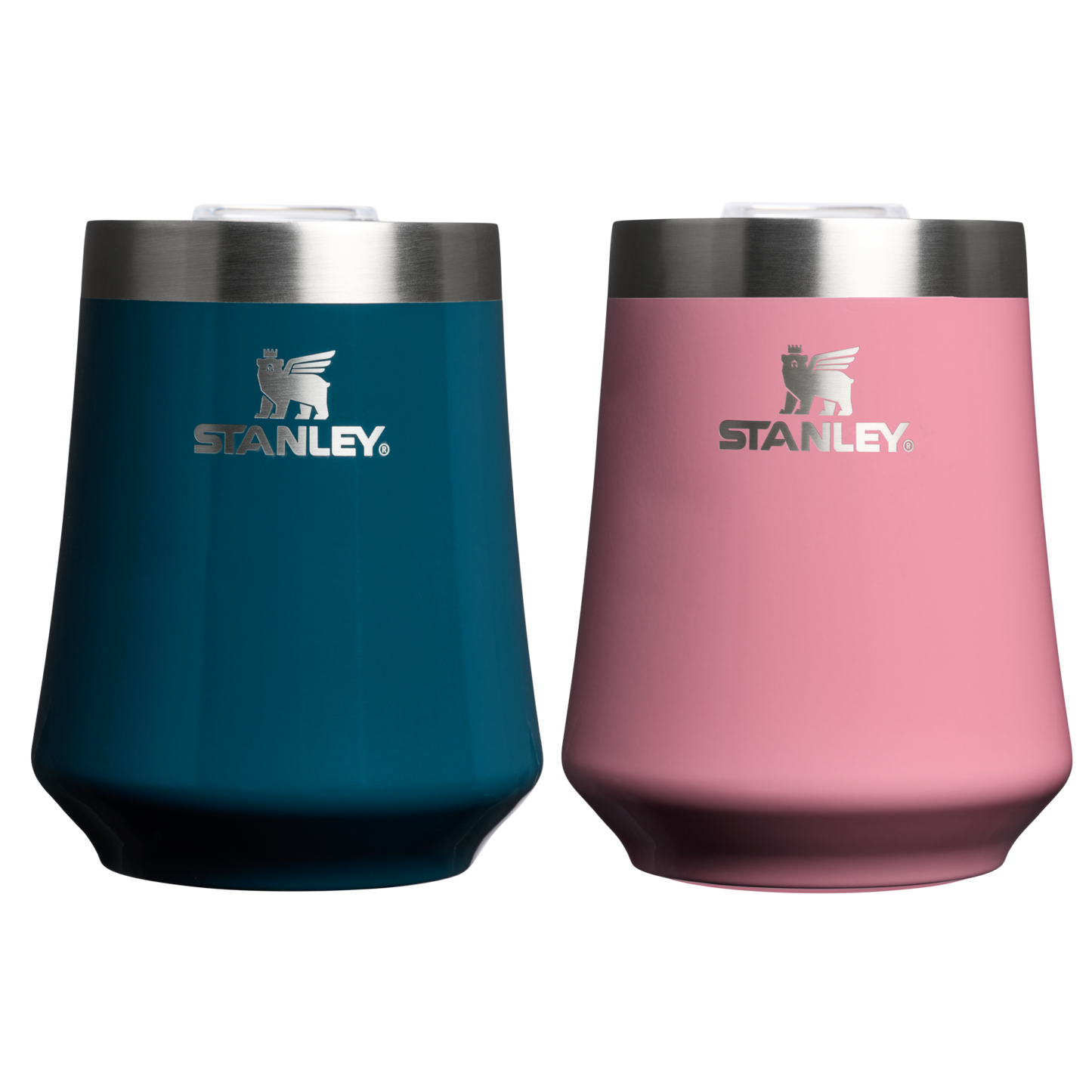 Premium Matte The Reserve Wine Tumbler | 2-pack D175D - Shatterproof Flavor-Preserving Cocktail Tumbler with Lid - Ponderosa Gloss/Port Shimmer