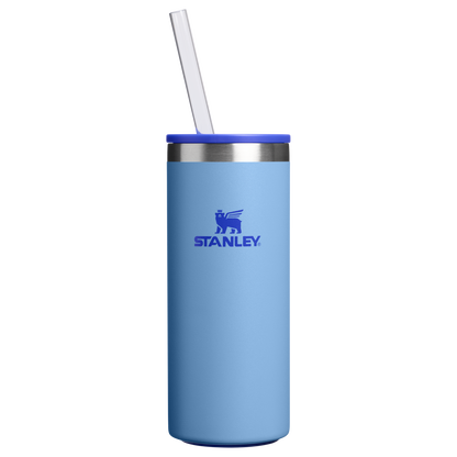 Leak-Proof Insulated The Everyday Slim Can Cooler Cup | Stanley Create D300G - Heavy-Duty Ice-Retention Food & Beverage Carrier - Blue Sky