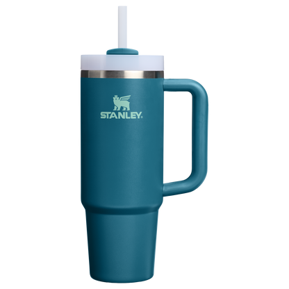 Splash-Resistant FlowState The Quencher H2.0 Flowstate Tumbler D051L - FlowState 3-Position Lid Insulated Travel Mug - Coastal Teal