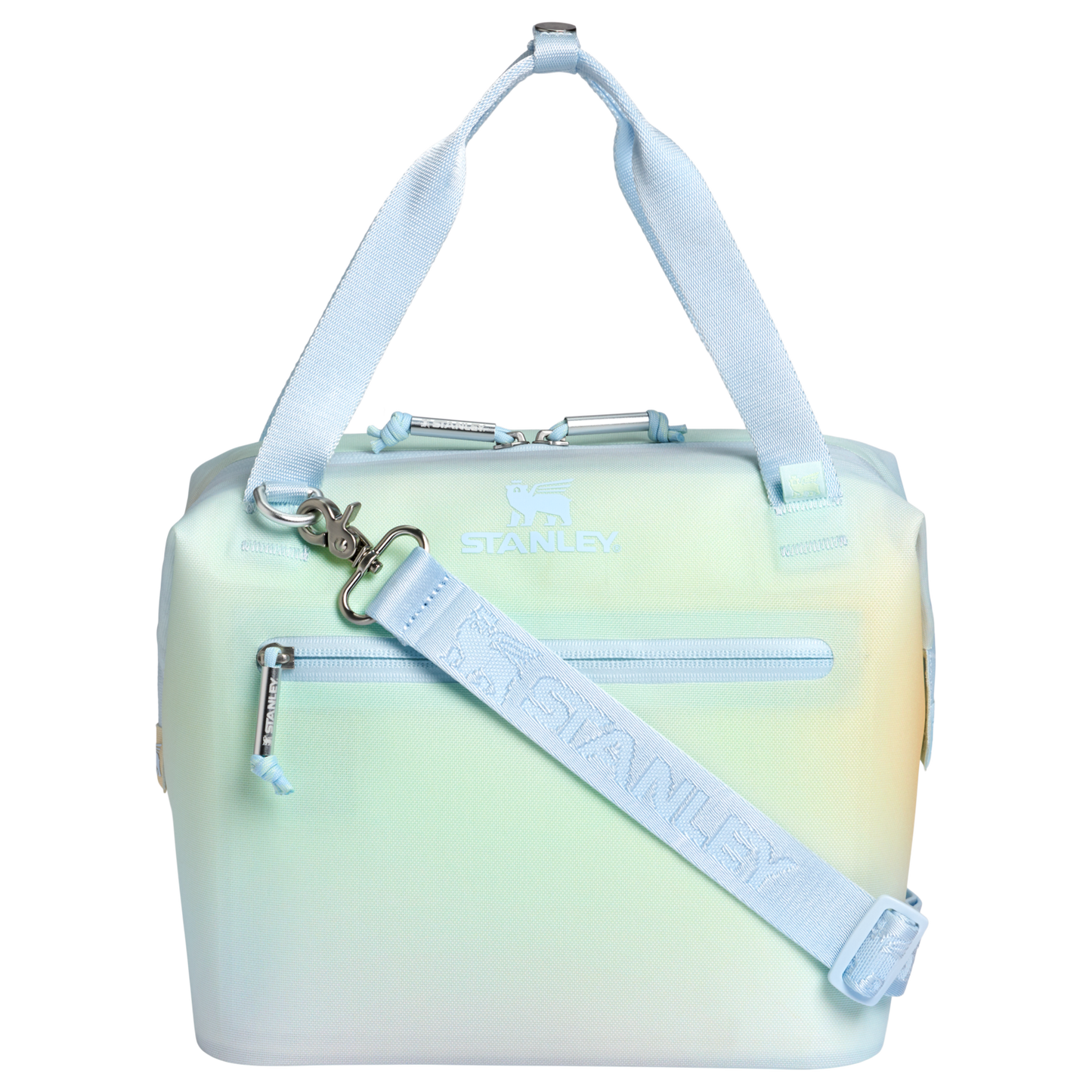 Heavy-Duty Tote The All Day Julienne Mini Cooler D052R - Julienne Series Portable Picnic Chiller Tote - Sunrise Spiral