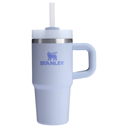 Splash-Resistant FlowState The Quencher H2.O Flowstate Tumbler | Stanley Create D291F - Double-Wall Vacuum Insulated Travel Tumbler with Straw Detail