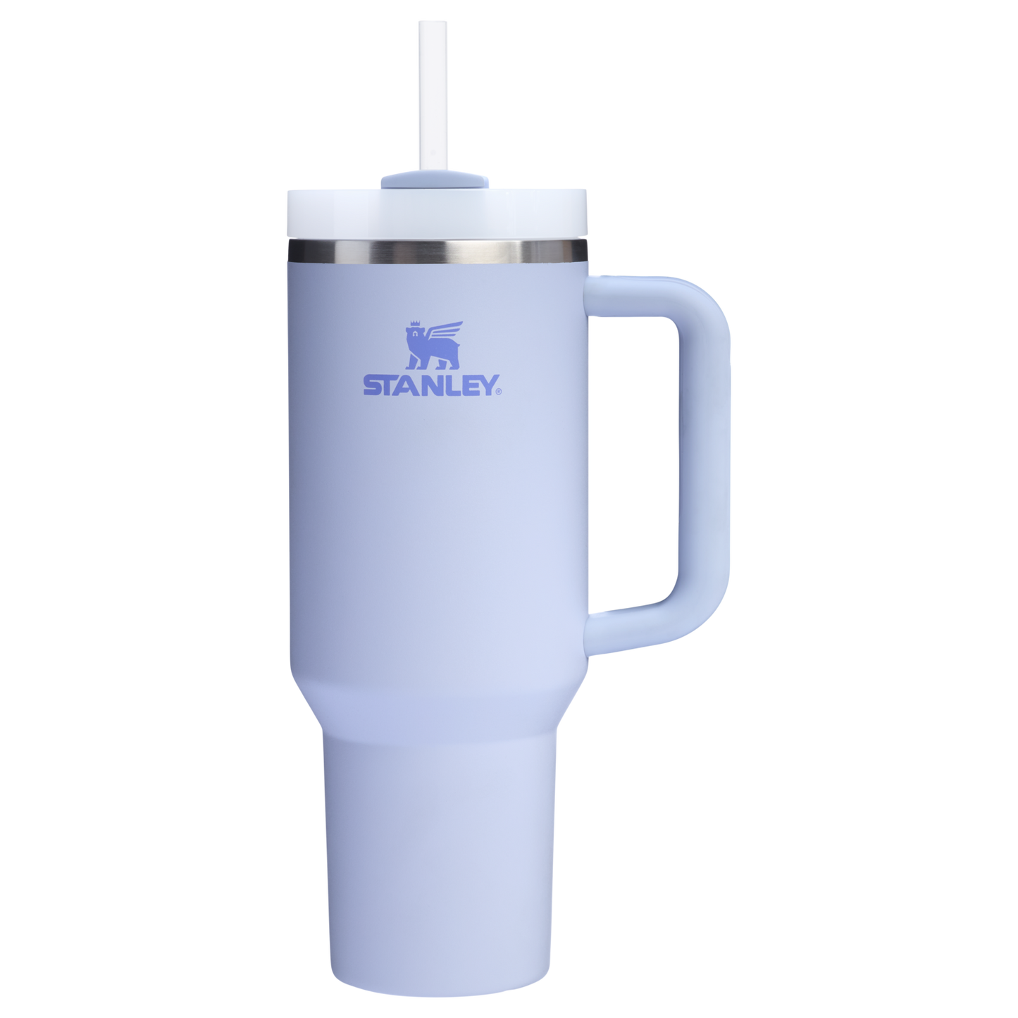 Splash-Resistant FlowState The Quencher H2.0 Flowstate Tumbler  | Stanley Create D332L - Double-Wall Vacuum Insulated Travel Tumbler with Straw Detail