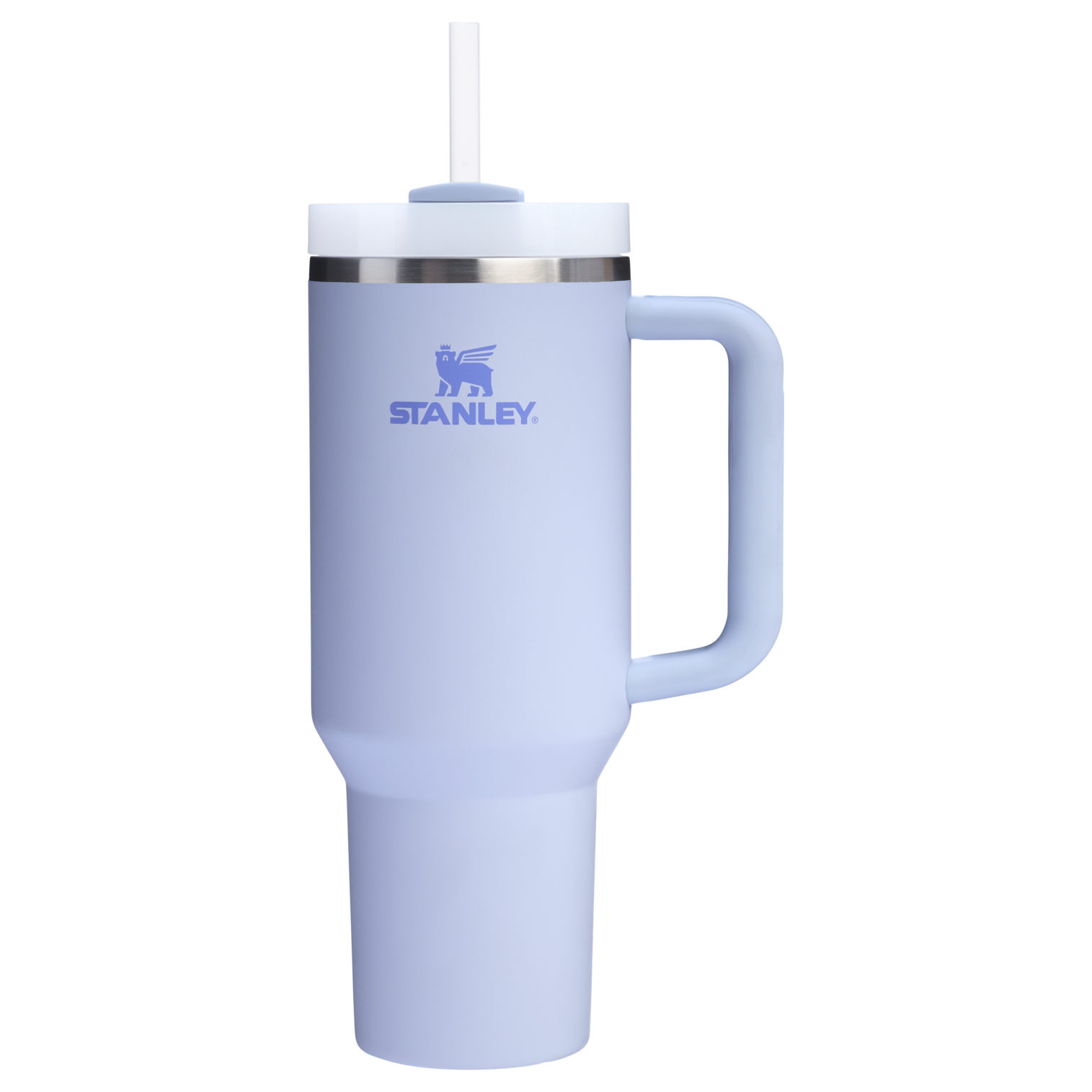 Splash-Resistant FlowState The Quencher H2.0 Flowstate Tumbler  | Stanley Create D332L - Double-Wall Vacuum Insulated Travel Tumbler with Straw Detail
