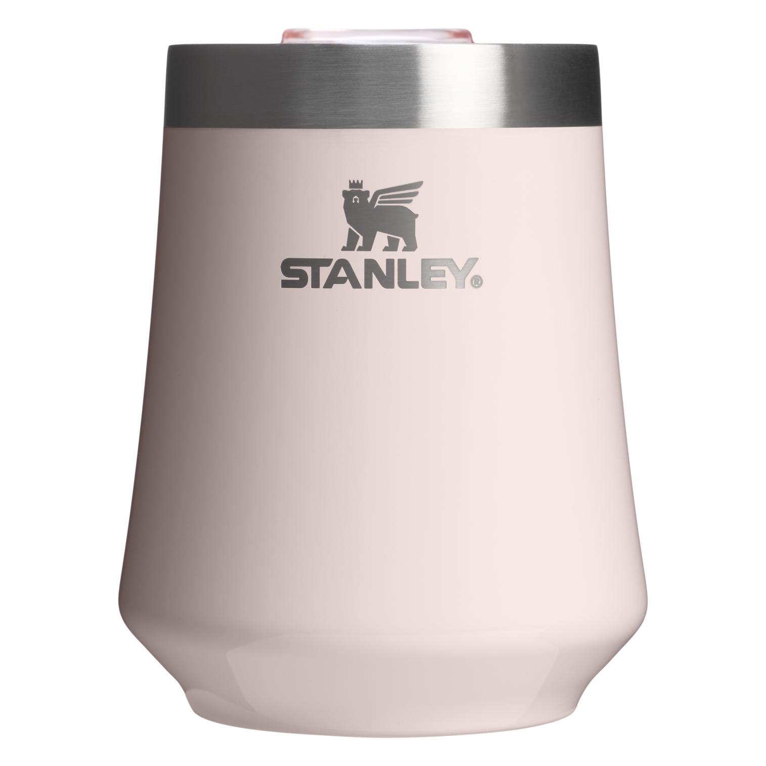 Premium Matte The Reserve Wine Tumbler | Stanley Create D302P - Reserve Collection Stainless Steel Whiskey Cup - Rose Quartz Gloss