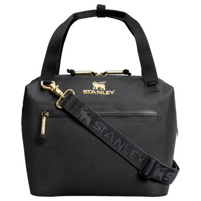 Heavy-Duty Tote The All Day Julienne Mini Cooler D052R - Julienne Series Portable Picnic Chiller Tote - Black Honey