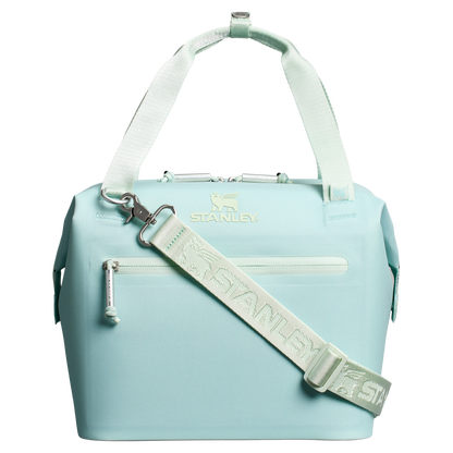 Heavy-Duty Tote The All Day Julienne Mini Cooler D052R - Julienne Series Portable Picnic Chiller Tote - Seafoam