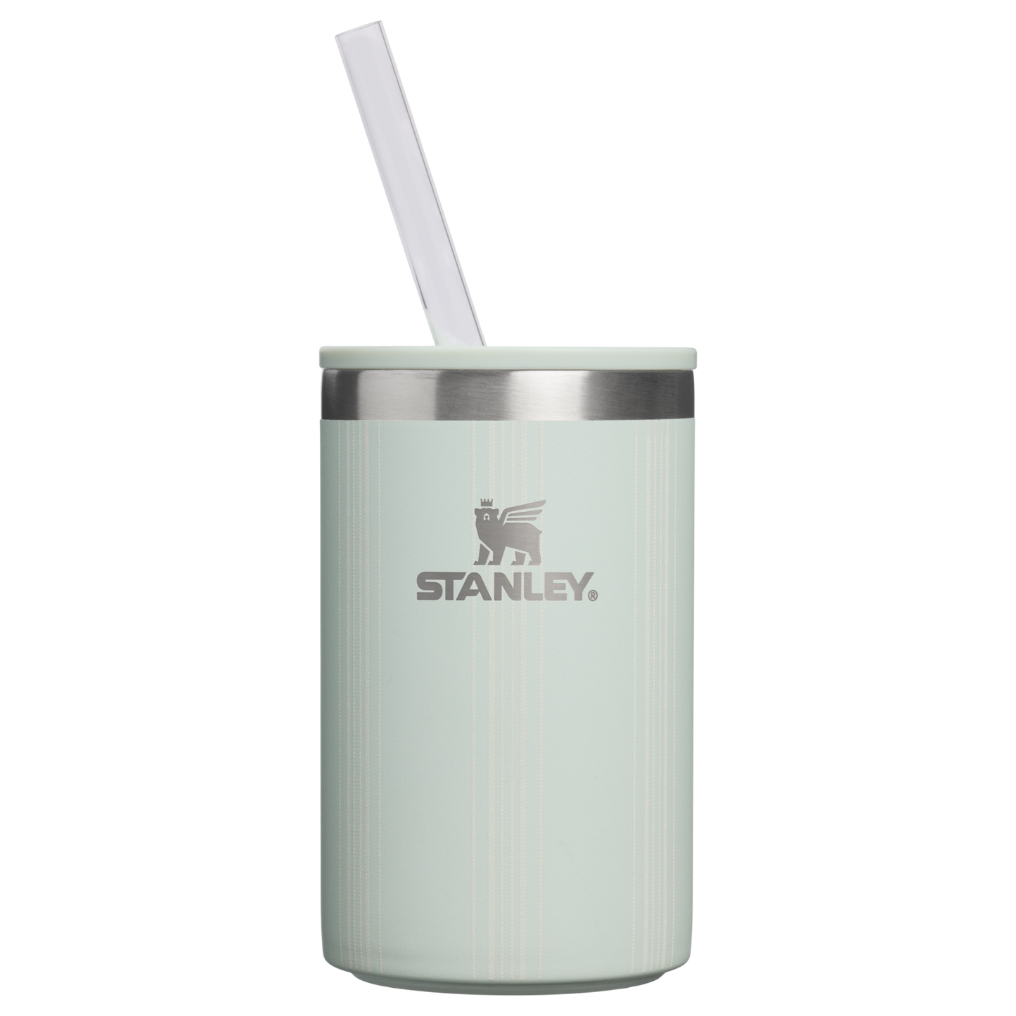 Ice-Retention The Everyday Can Cooler Cup D353P - Julienne Series Portable Picnic Chiller Tote - Mist Picnic Stripe