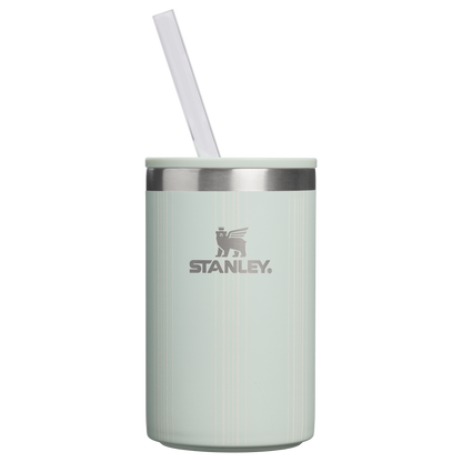 Ice-Retention The Everyday Can Cooler Cup D353P - Julienne Series Portable Picnic Chiller Tote - Mist Picnic Stripe