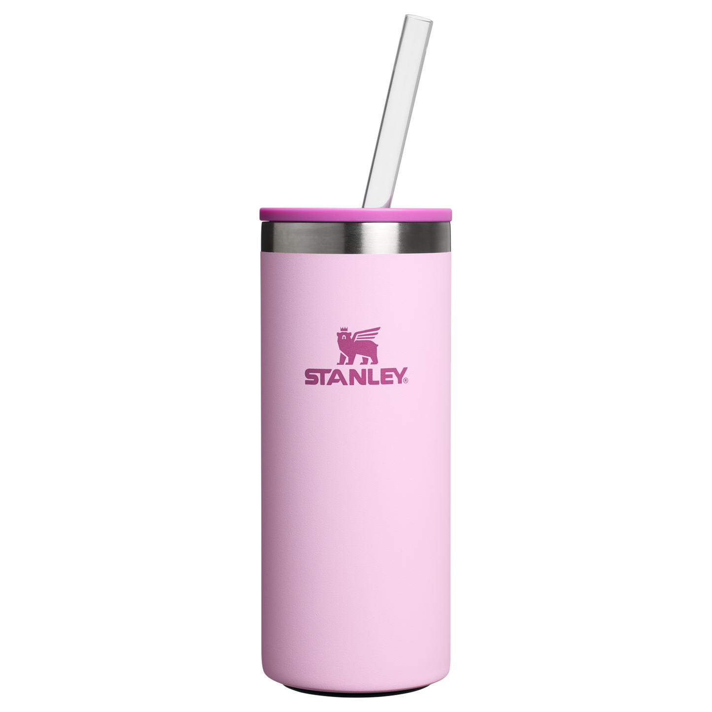 Leak-Proof Insulated The Everyday Slim Can Cooler Cup | Stanley Create D300G - Heavy-Duty Ice-Retention Food & Beverage Carrier - Cherry Blossom