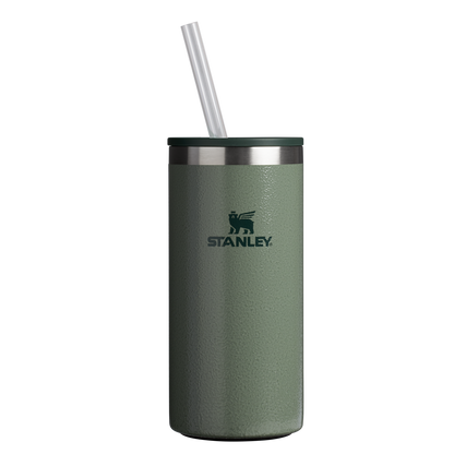 Heavy-Duty Tote The Everyday Tall Can Cooler Cup D117J - Compact All-Weather Soft-Sided Cooler Backpack - Hammertone Green