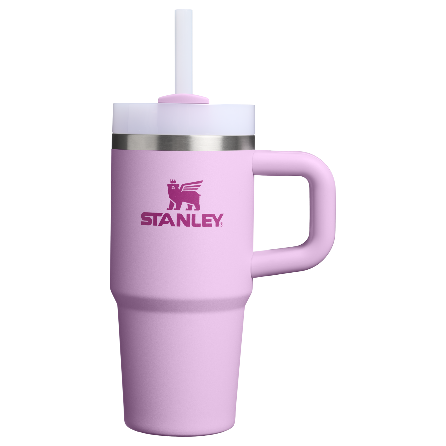 Large Capacity The Quencher H2.O Flowstate Tumbler D068Z - Double-Wall Vacuum Insulated Travel Tumbler with Straw - Soft Orchid