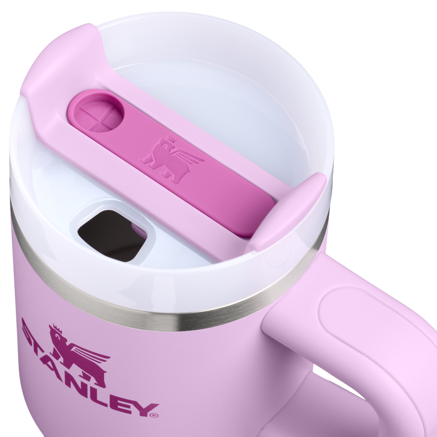 Large Capacity The Quencher H2.O Flowstate Tumbler D068Z - Double-Wall Vacuum Insulated Travel Tumbler with Straw Detail