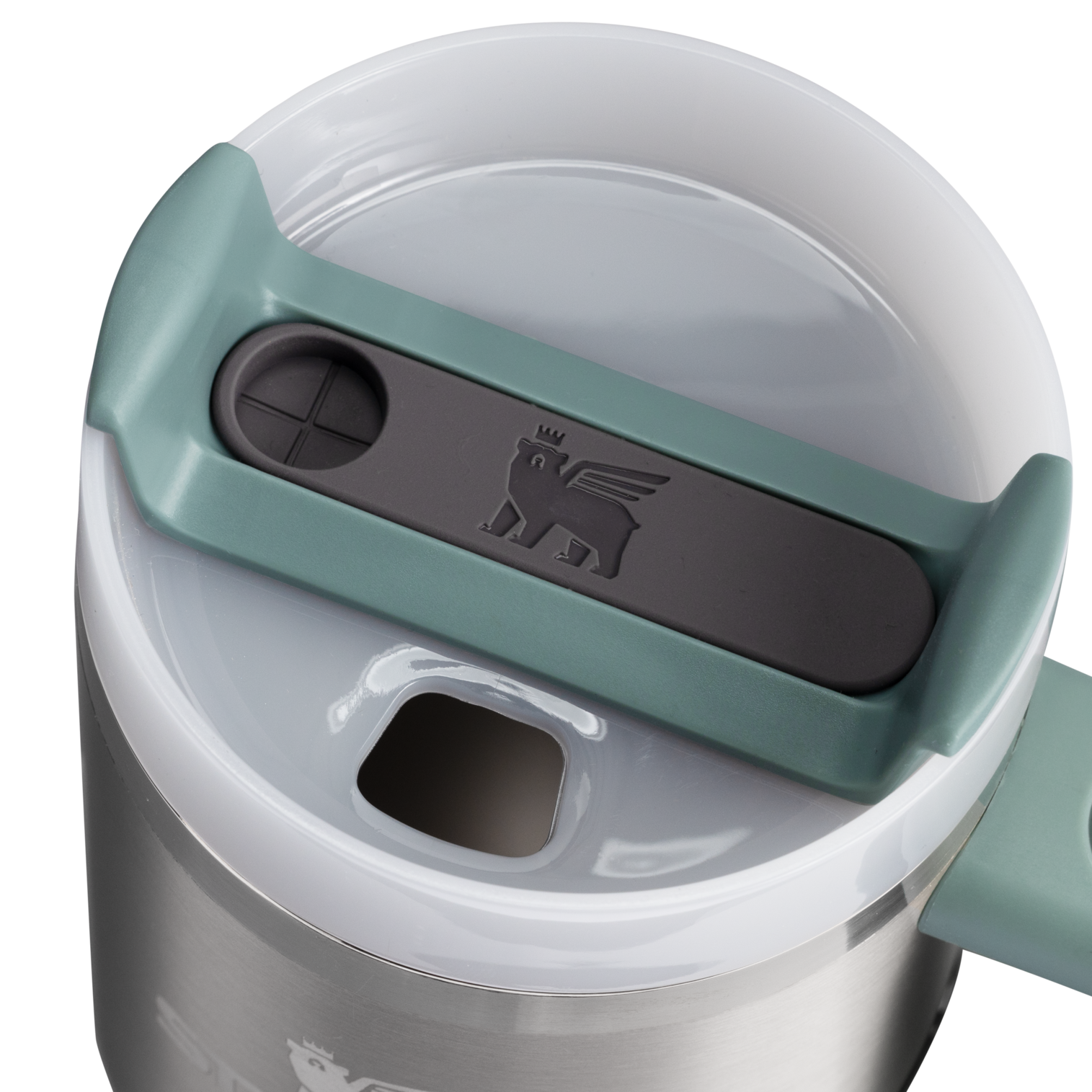 Large Capacity The Quencher H2.O Flowstate Tumbler D068Z - Double-Wall Vacuum Insulated Travel Tumbler with Straw Detail